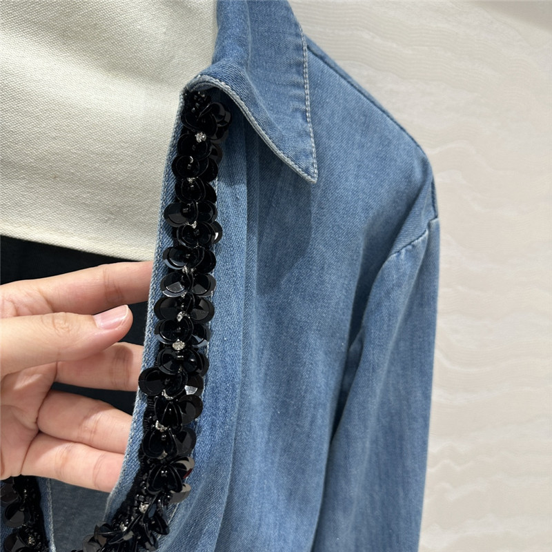 Va1e*ntin0 vintage denim shirt replica clothing