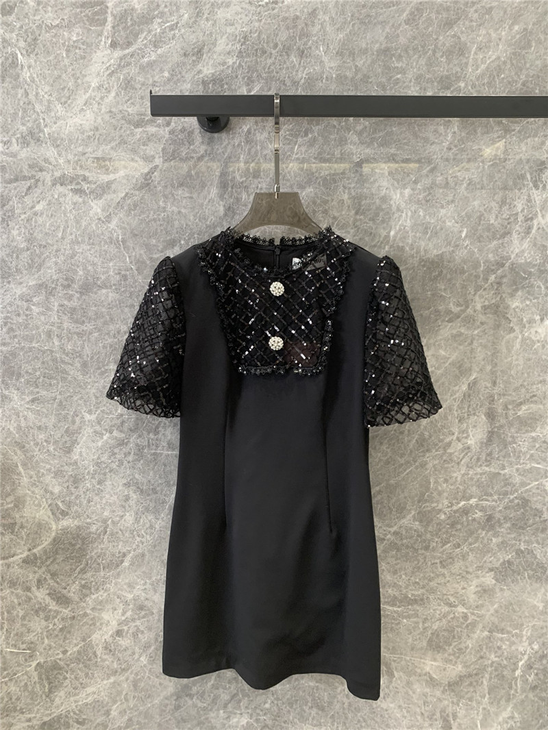 M1um1u short-sleeved a-line dress replica clothing sites