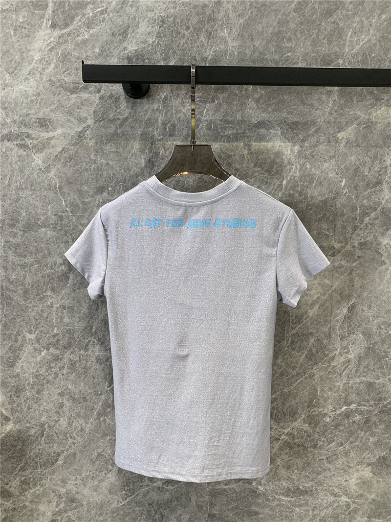 acne studios round neck short sleeve t-shirt replica designer clothes
