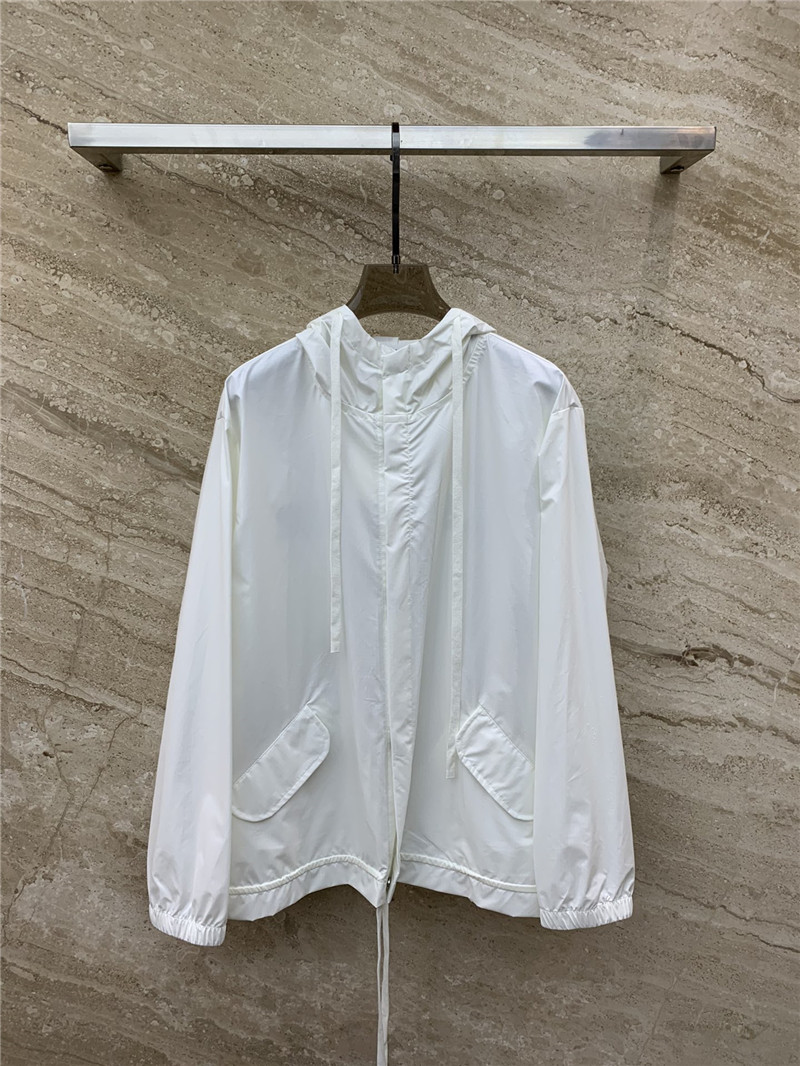 jil sander letter print sun protection clothing replica clothes