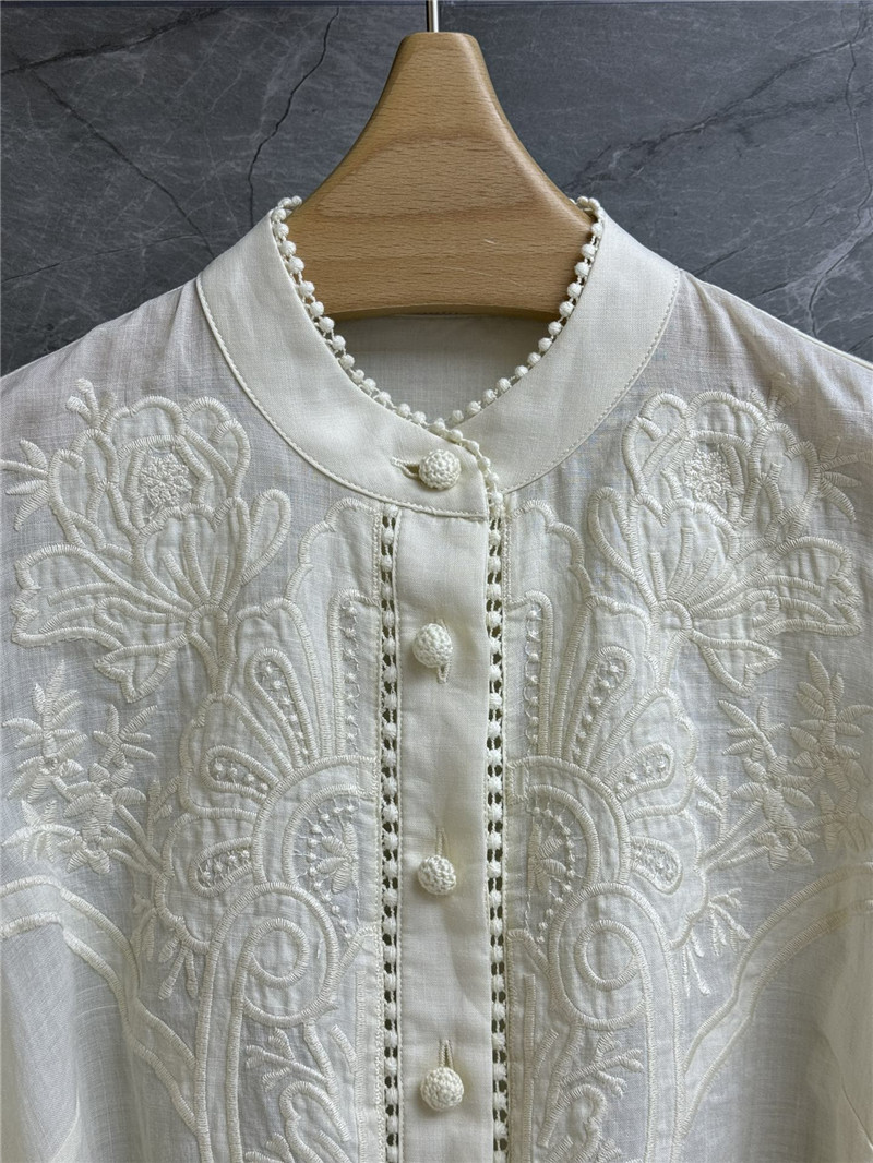 zimm linen embroidered shirt replica clothing