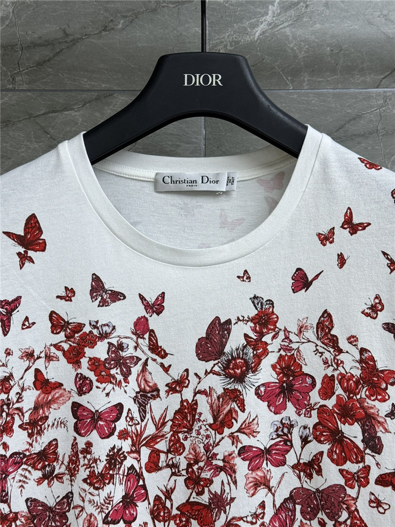 D10r love butterfly t-shirt replica designer clothes