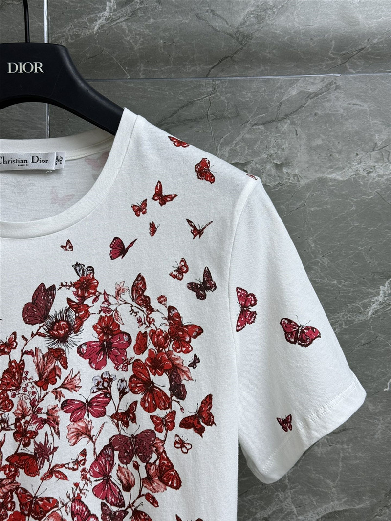 D10r love butterfly t-shirt replica designer clothes
