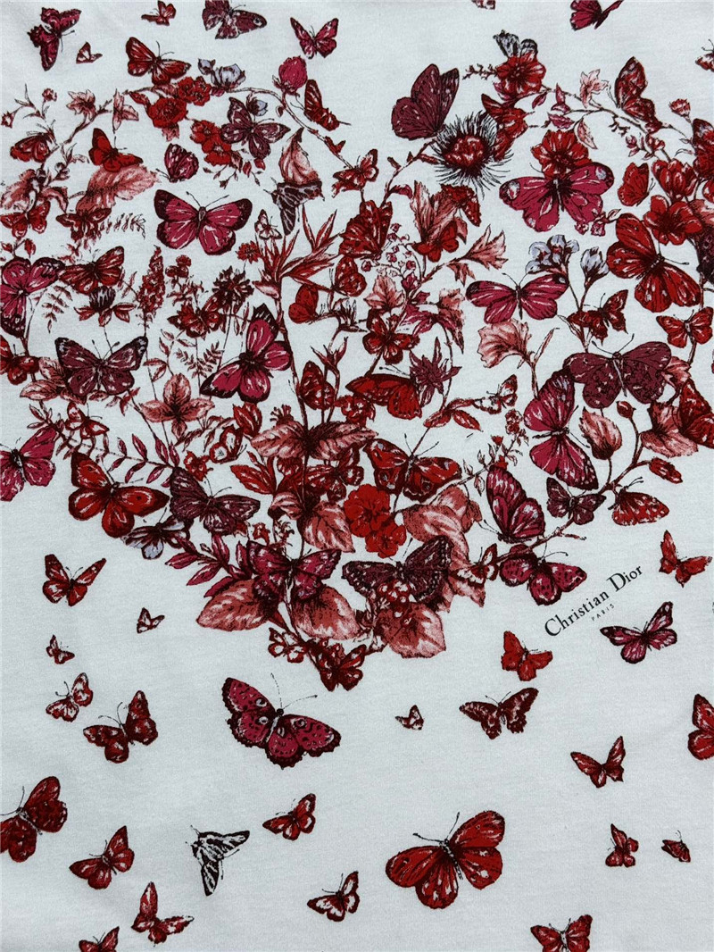 D10r love butterfly t-shirt replica designer clothes