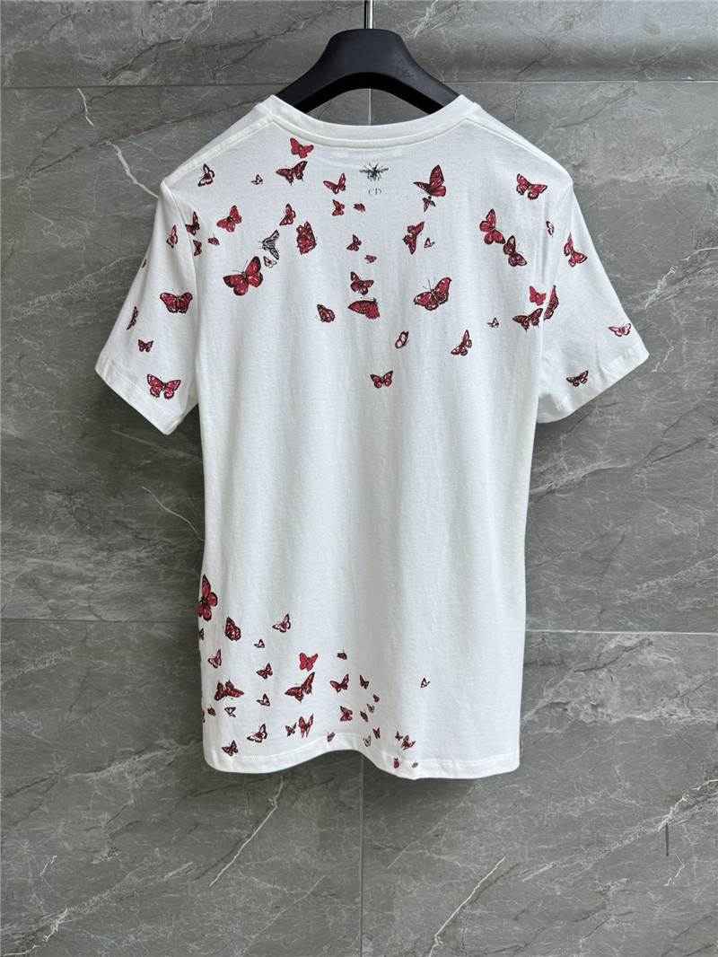 D10r love butterfly t-shirt replica designer clothes