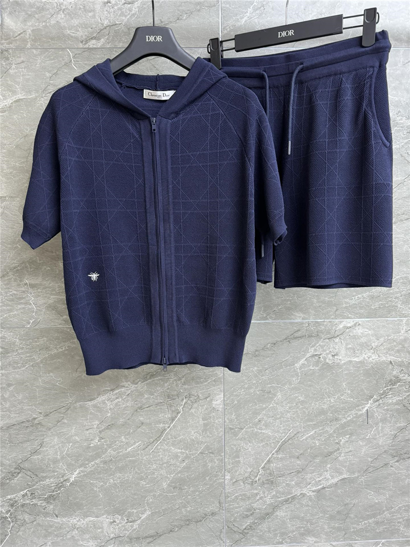 D10r rattan check knit suit replica d&g clothing