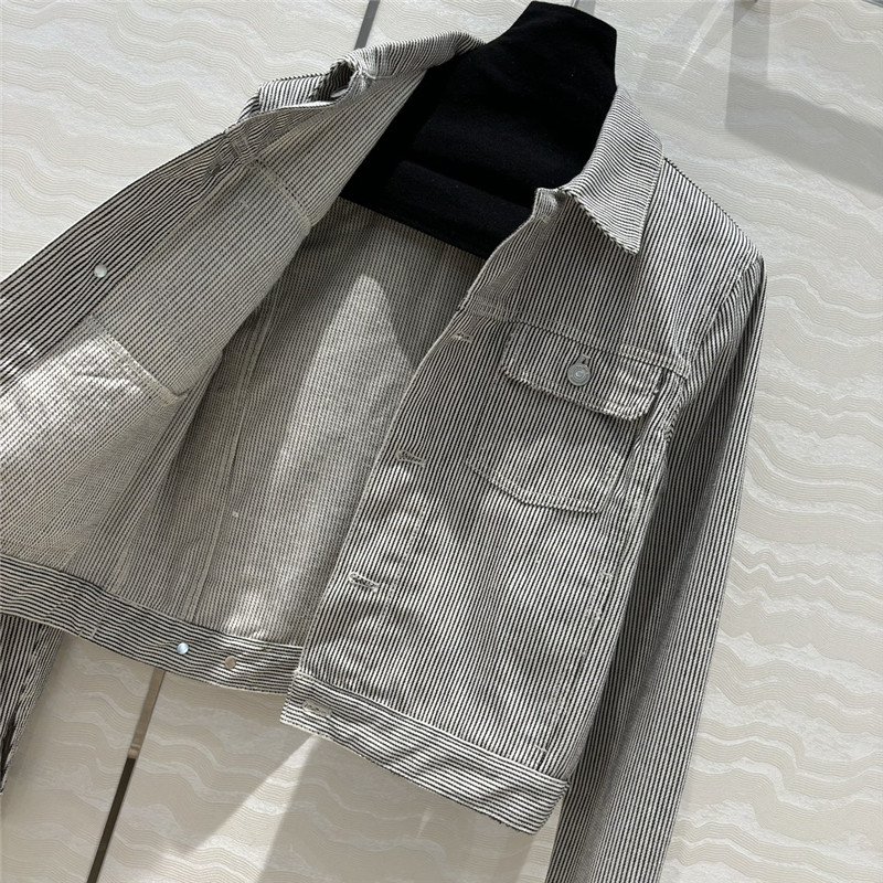 D10r double pocket straight denim jacket replica clothes