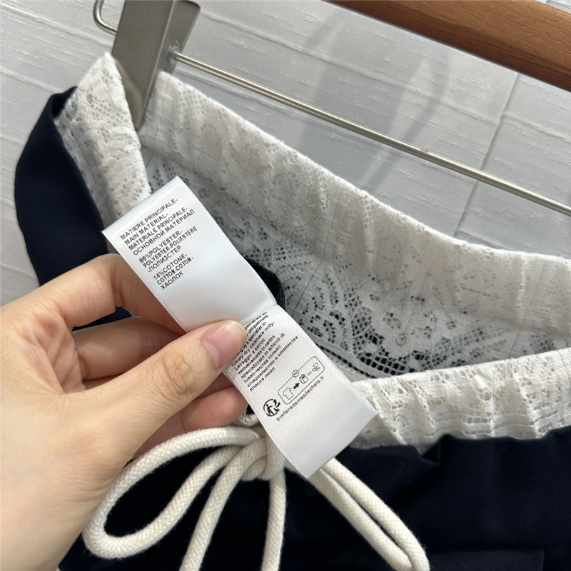 M1um1u fake two piece straight wide leg pants replica designer clothing websites