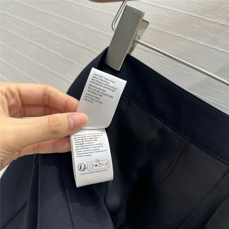 M1um1u lace patchwork fake two-piece pleated skirt replicas clothes