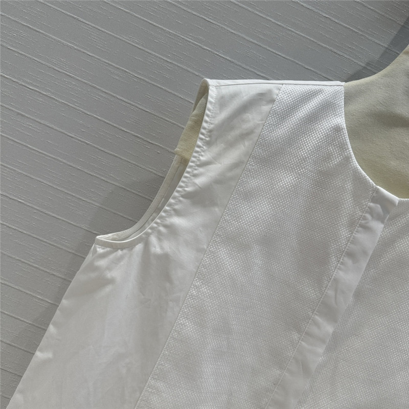 D10r palace style patchwork collar sleeveless shirt replica clothes