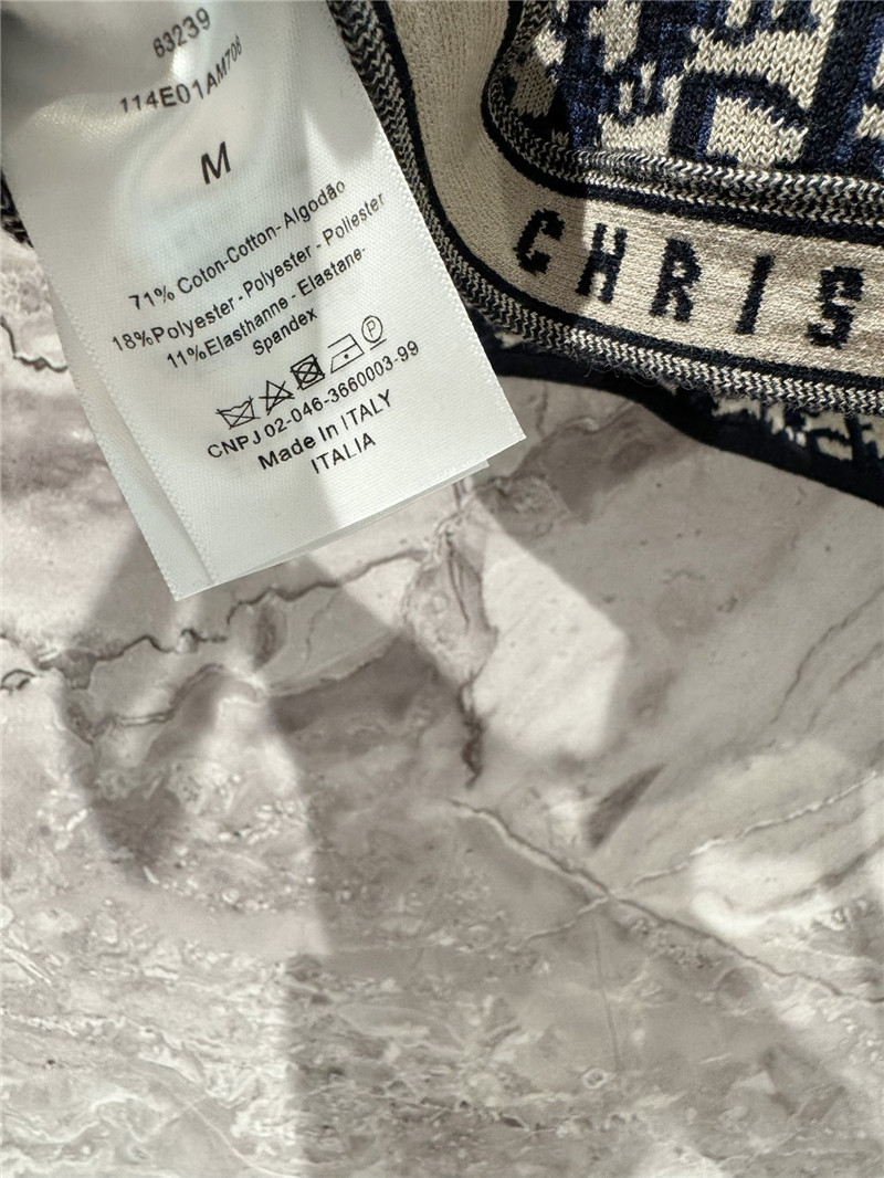 D10r classic monogram inner wear two-piece set replica clothing