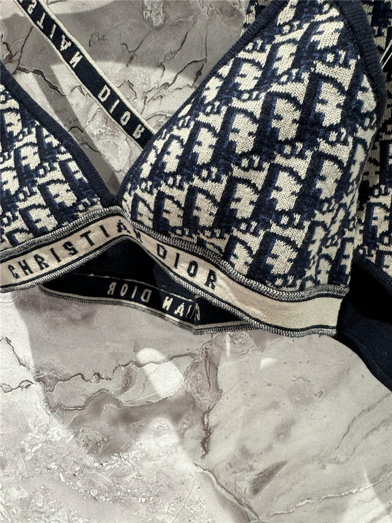 D10r classic monogram inner wear two-piece set replica clothing