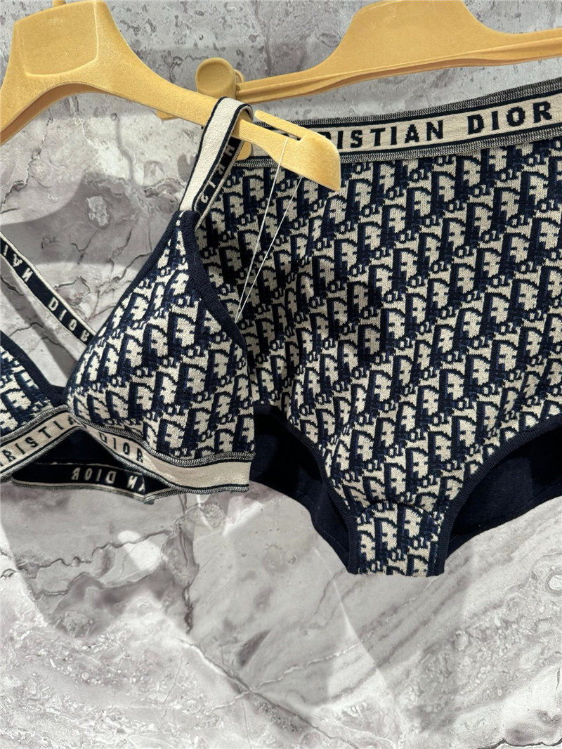 D10r classic monogram inner wear two-piece set replica clothing