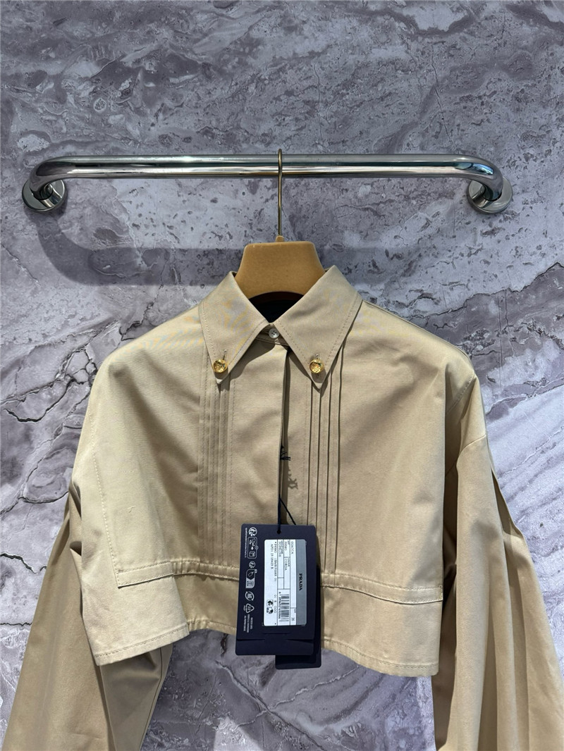 Ce1i*e short high-density poplin cotton jacket replica clothes