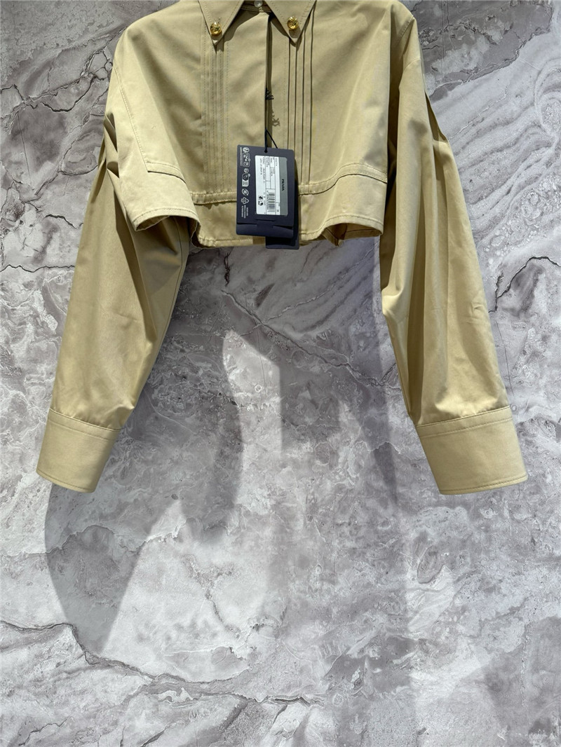 Ce1i*e short high-density poplin cotton jacket replica clothes