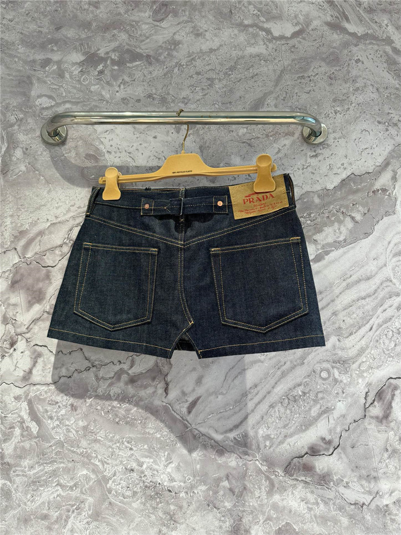 Pra*a denim skirt replica clothing sites