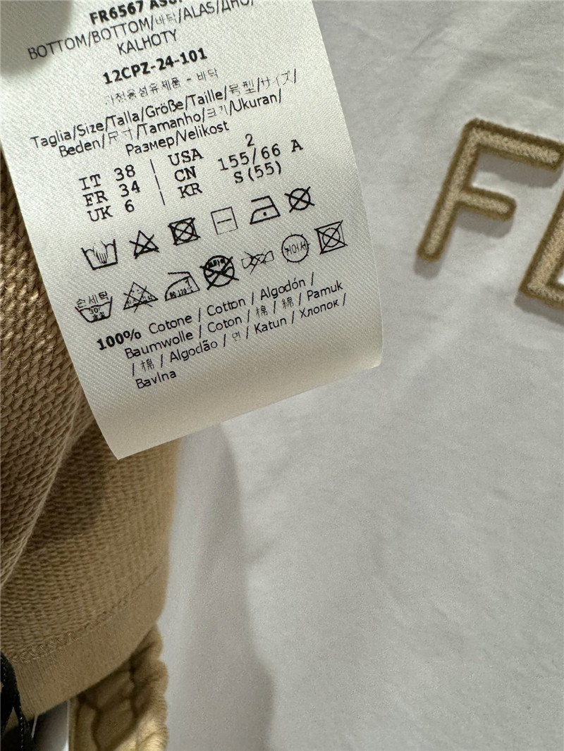 F**di beaded casual shorts replica designer clothing websites