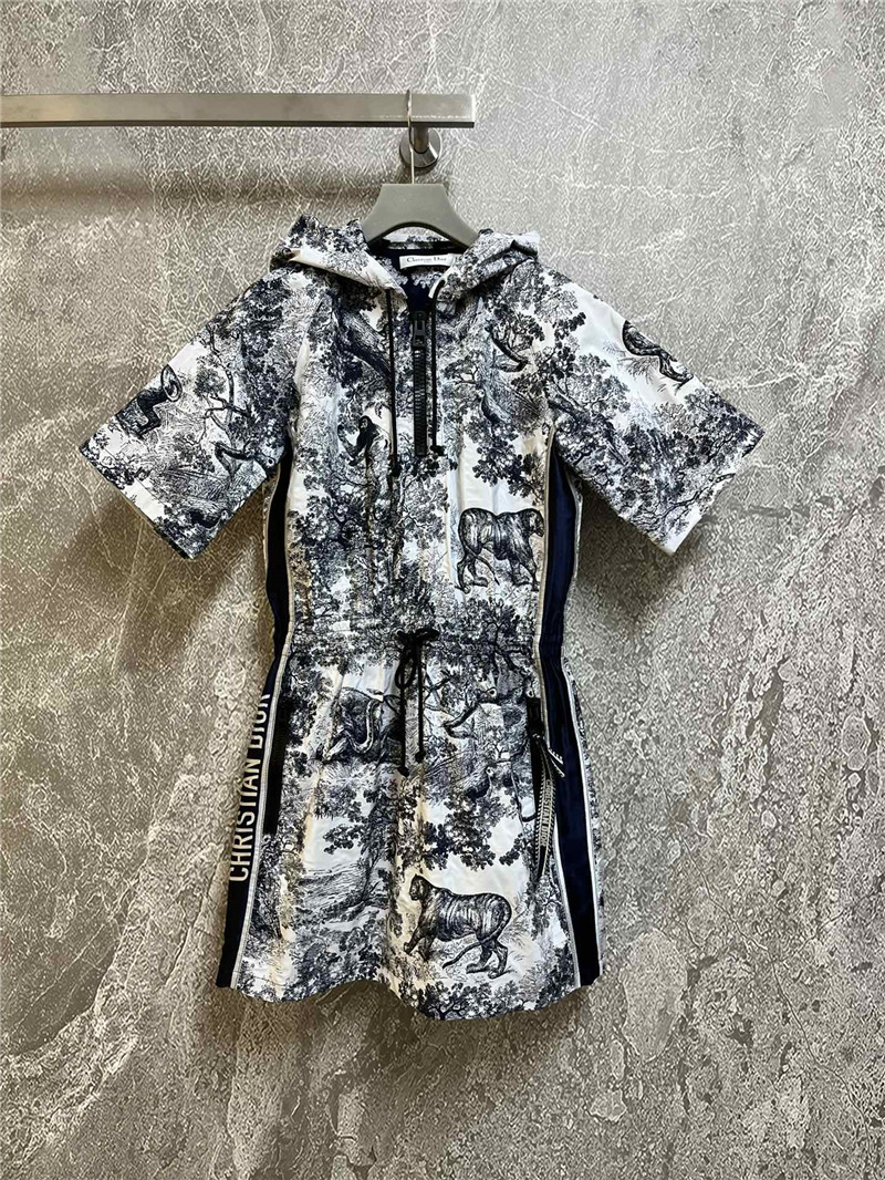 D10r animal hooded dress replica d&g clothing