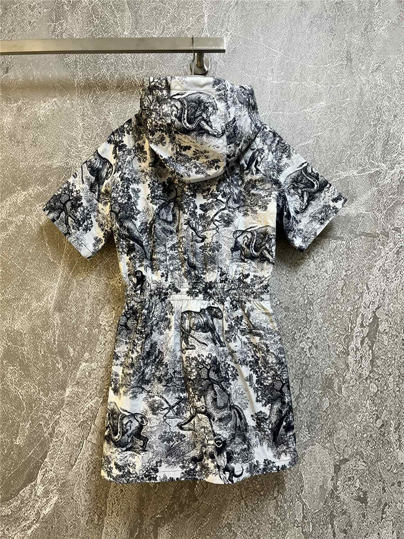 D10r animal hooded dress replica d&g clothing