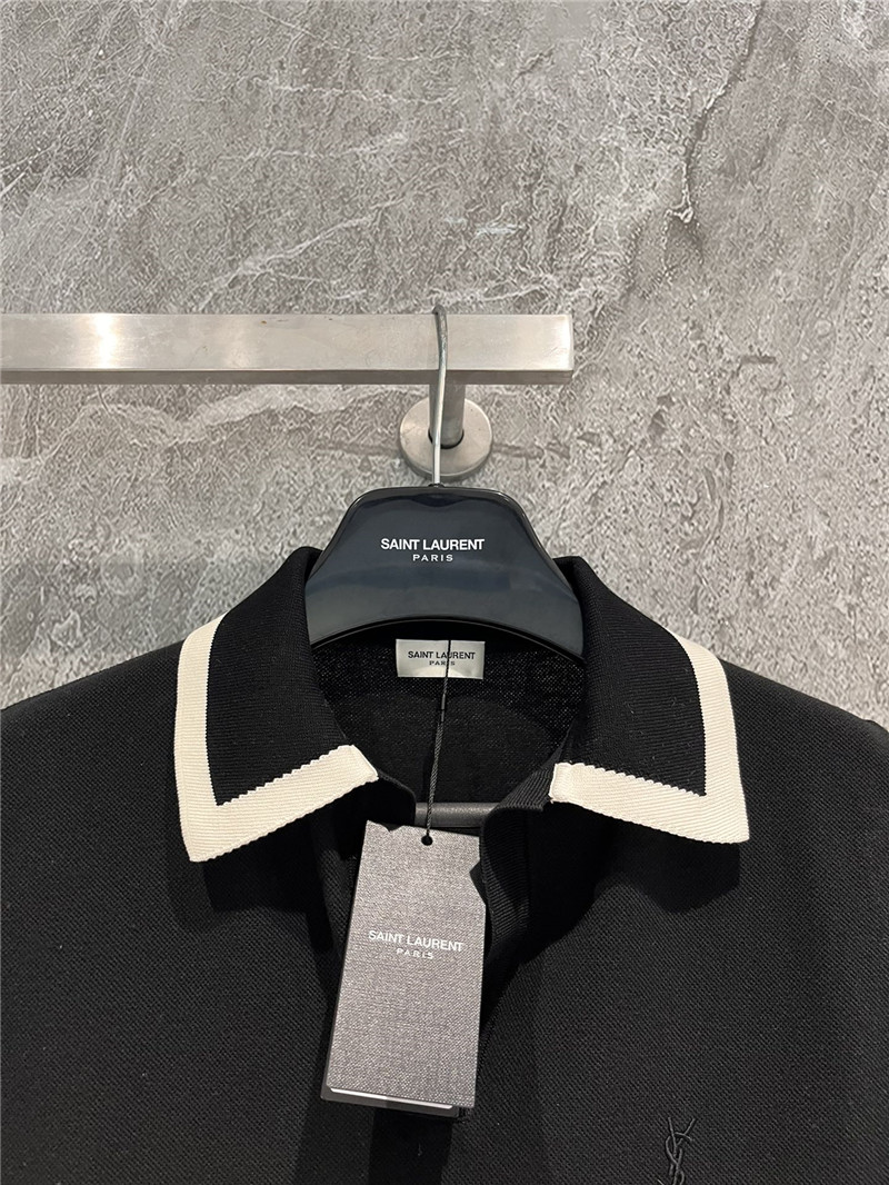 Y51 black and white polo shirt replica designer clothes