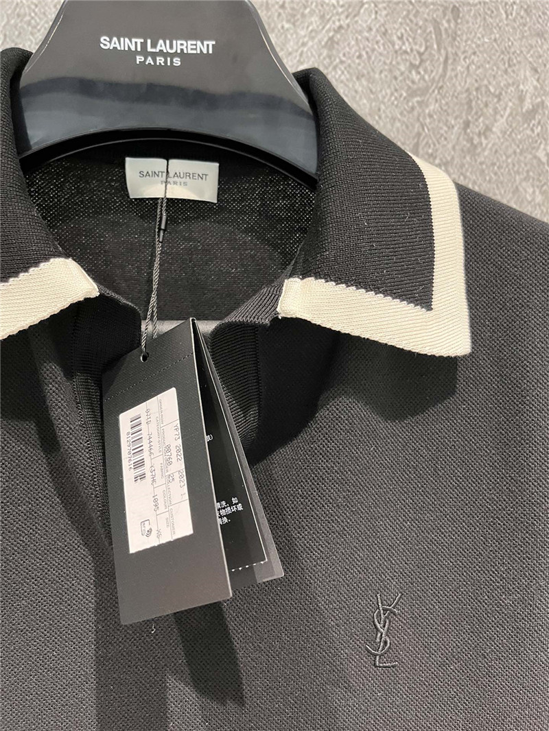 Y51 black and white polo shirt replica designer clothes