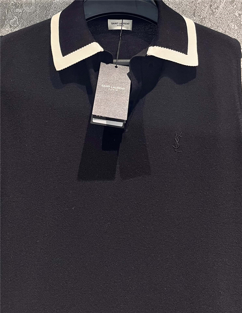 Y51 black and white polo shirt replica designer clothes