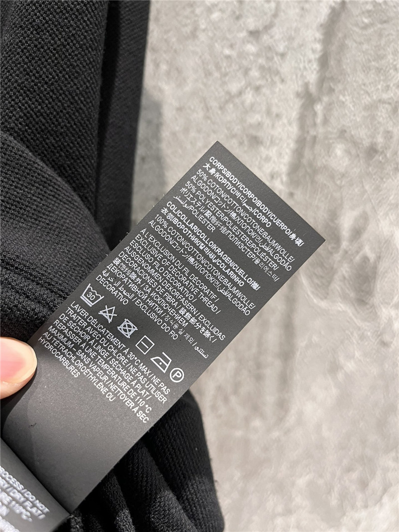 Y51 black and white polo shirt replica designer clothes