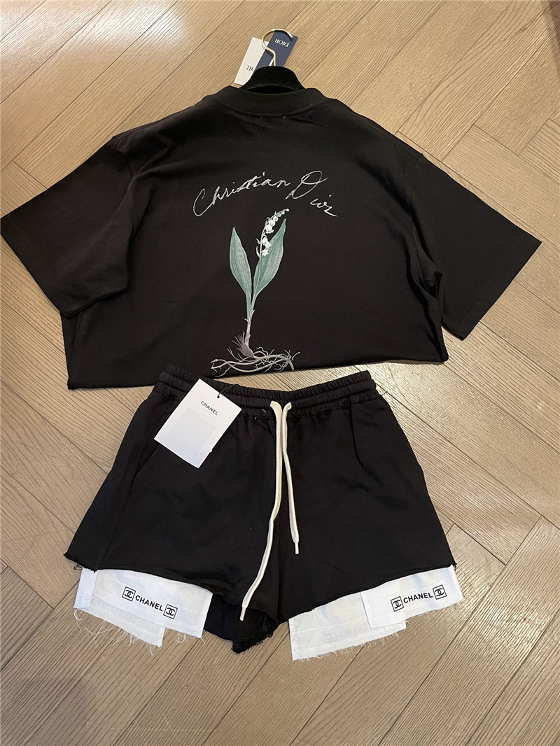 D10r grass print short sleeves replica designer clothes