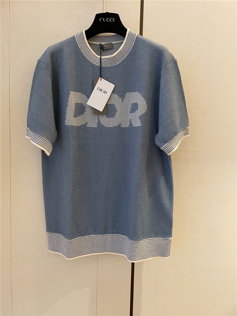 D10r resort style series knitted short-sleeved replica clothes