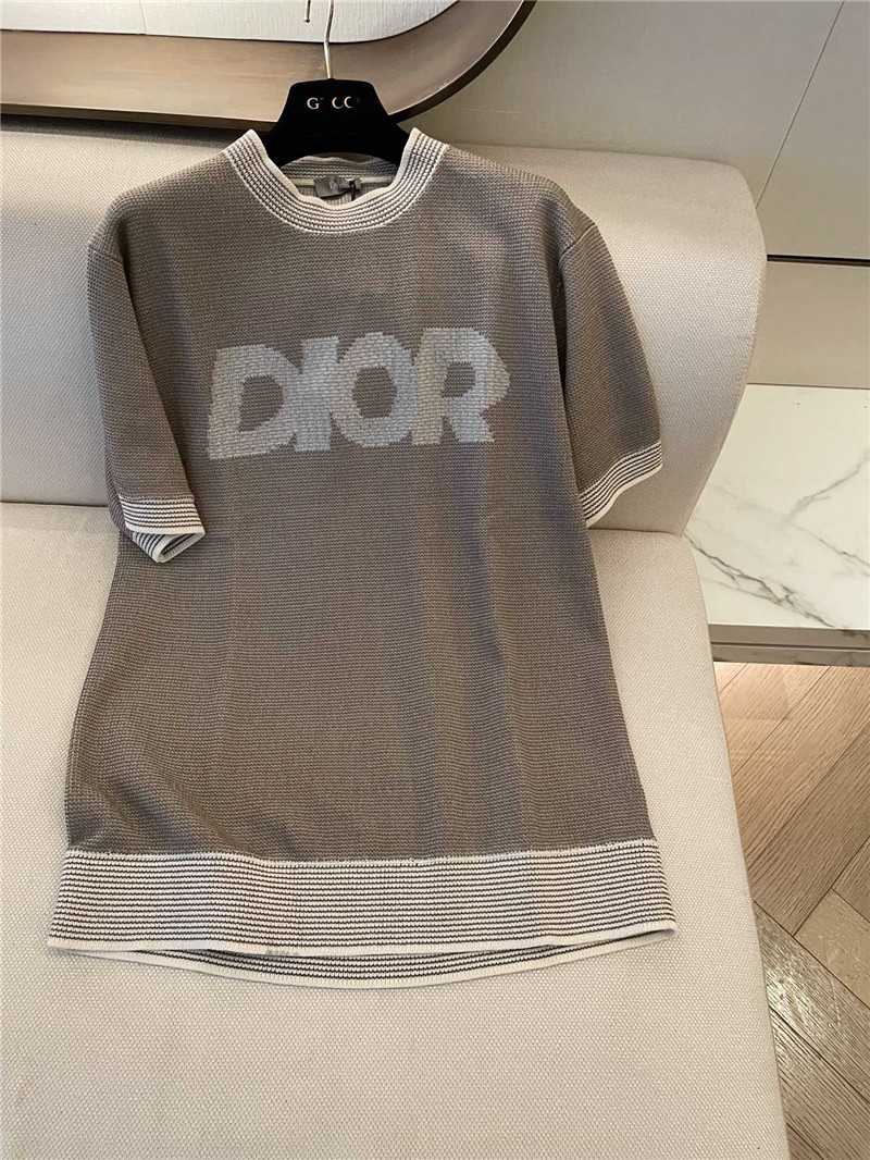 D10r resort style series knitted short-sleeved replica clothes