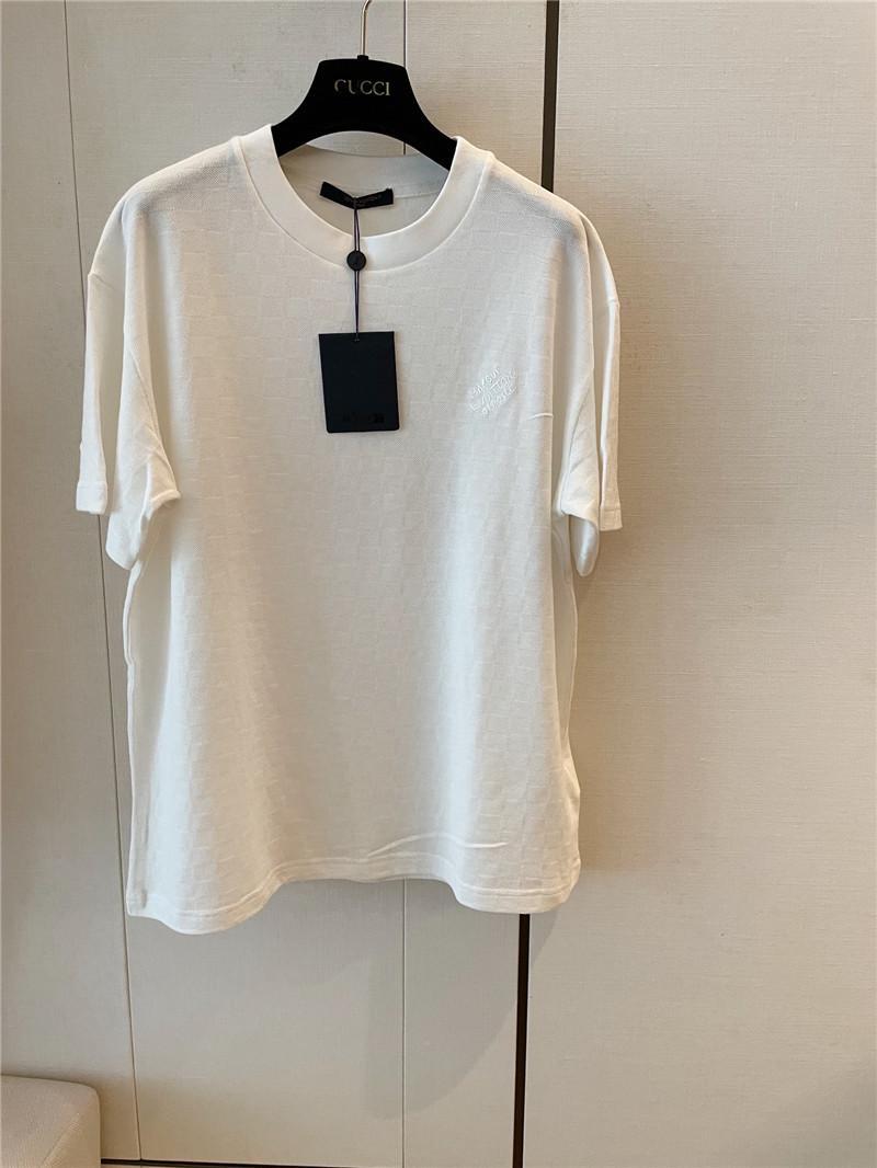 l0vis Vvtt0n lv new dark pattern short sleeve replica clothing