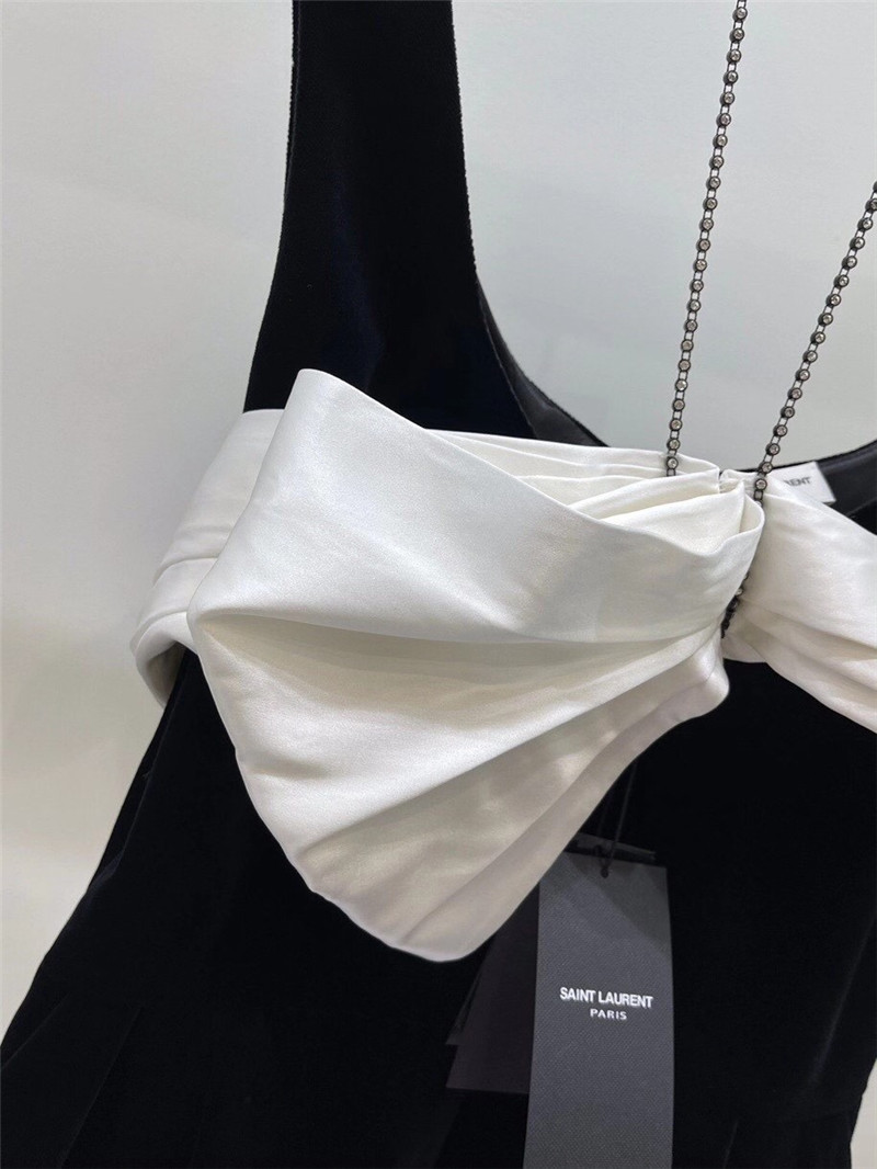 Y51 bow velvet jumpsuit replica d&g clothing