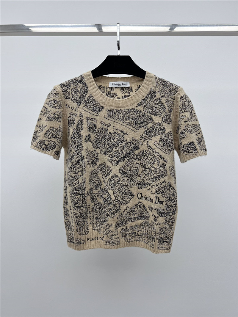 D10r paris map sweater replica d&g clothing