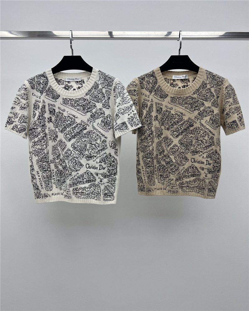 D10r paris map sweater replica d&g clothing