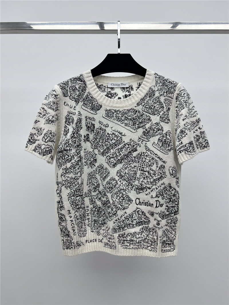 D10r paris map sweater replica d&g clothing