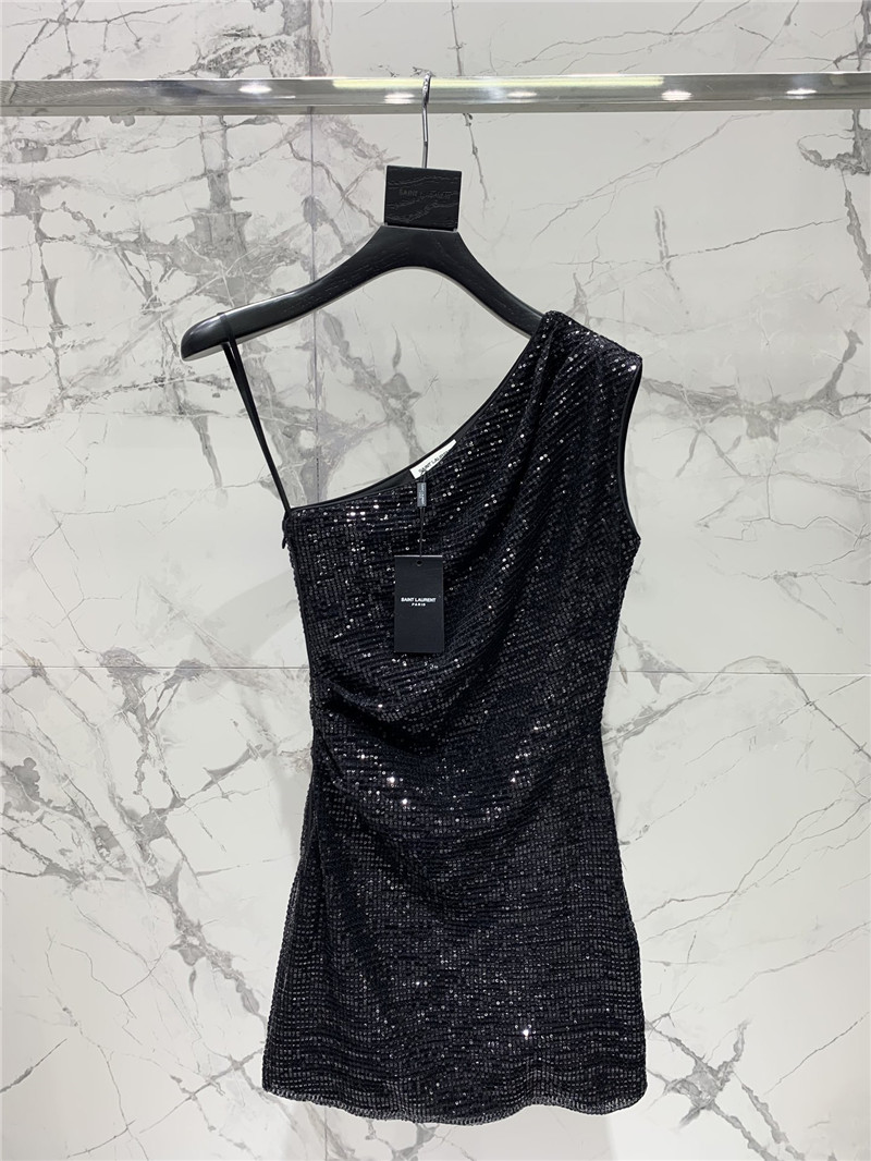 Y51 new one-shoulder dress replica clothing sites