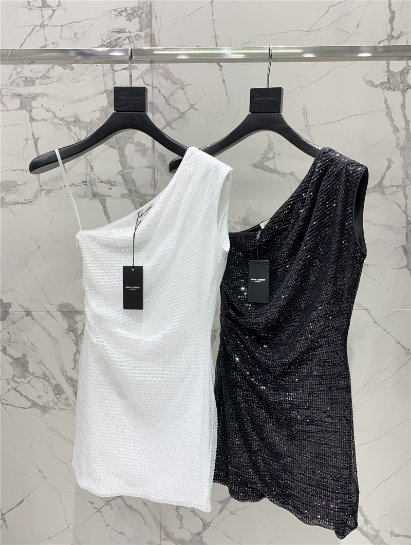 Y51 new one-shoulder dress replica clothing sites