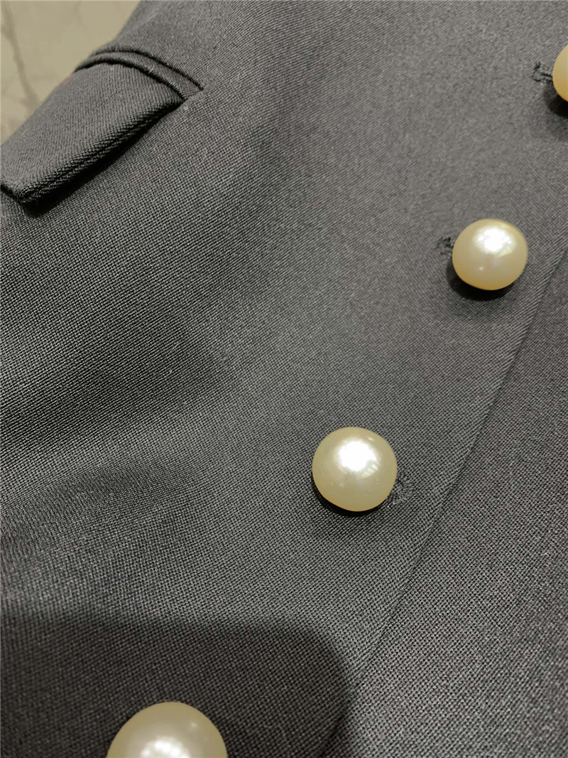 Balmain grained wool pearl tube top dress replica designer clothes