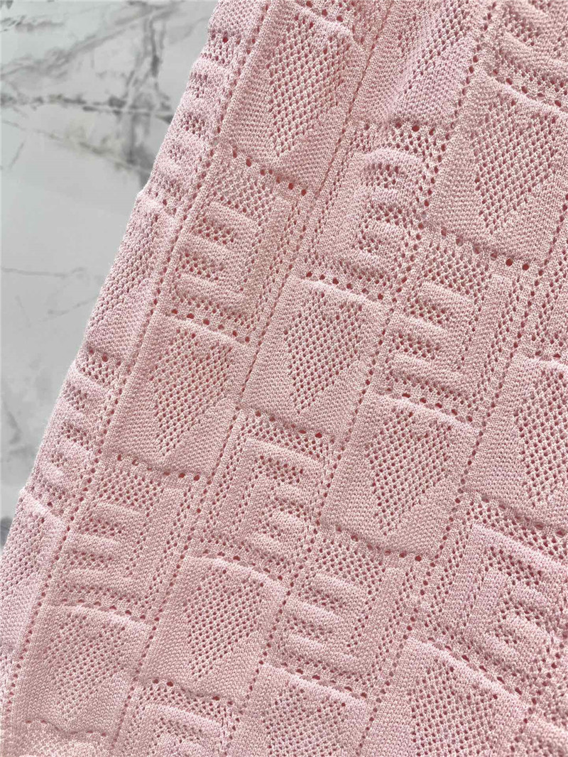 Balmain jacquard eyelet skirt replica designer clothes