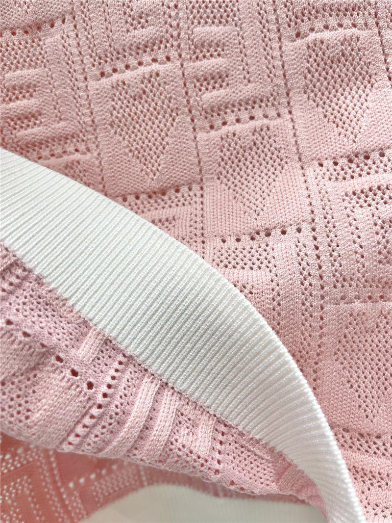 Balmain jacquard eyelet skirt replica designer clothes