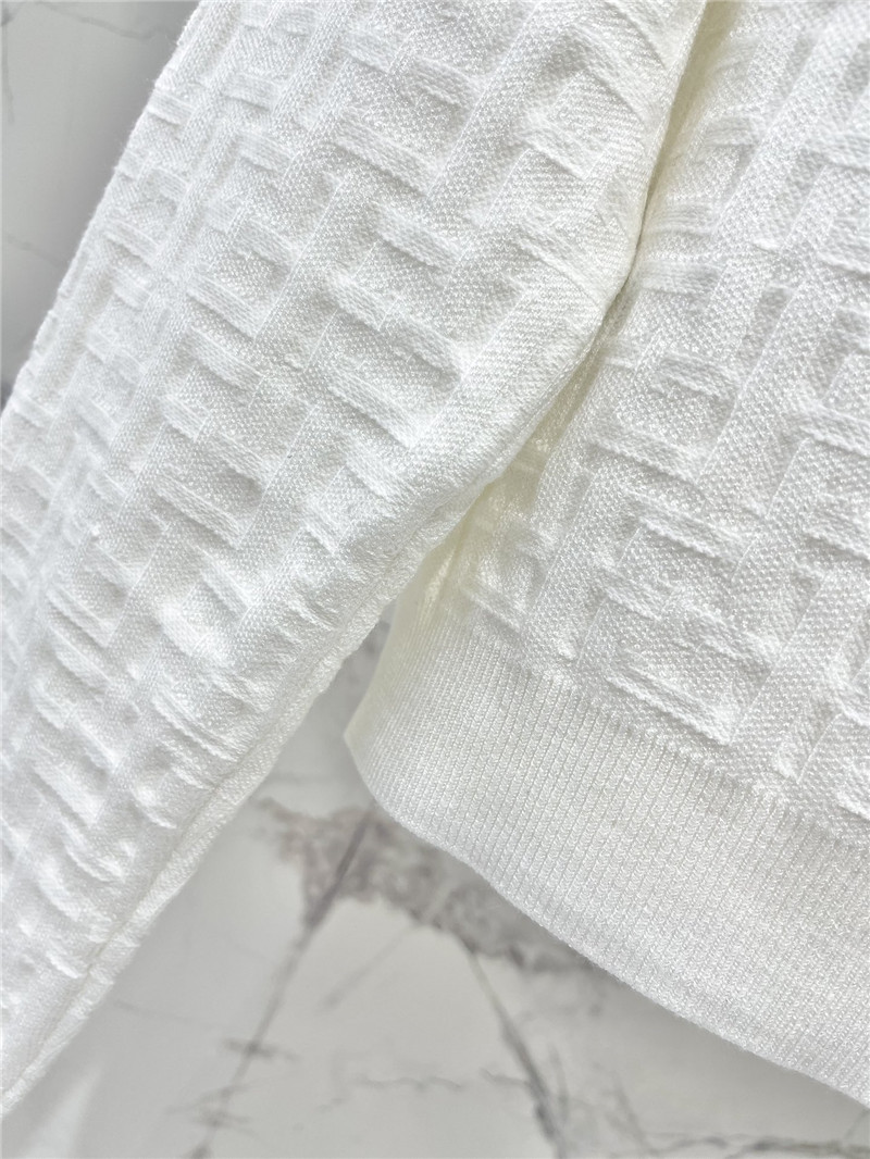 F**di new v-neck long-sleeved cardigan replica d&g clothing