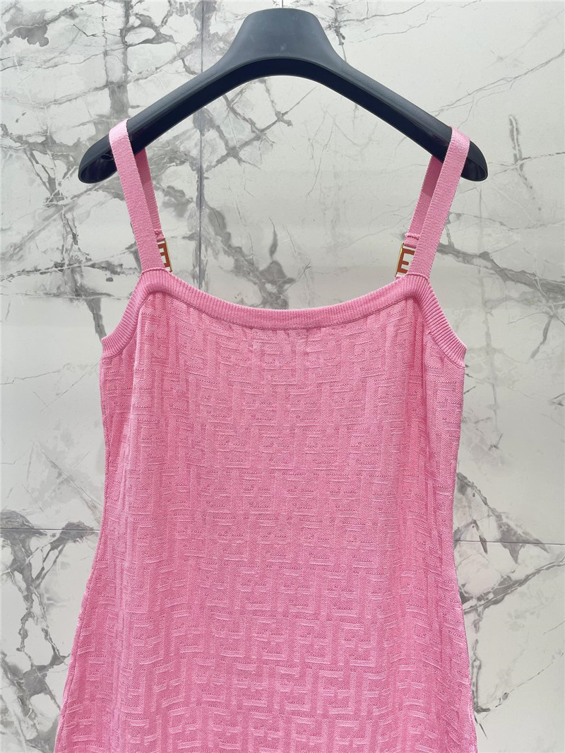 F**di jacquard knitted suspender skirt cheap replica designer clothes