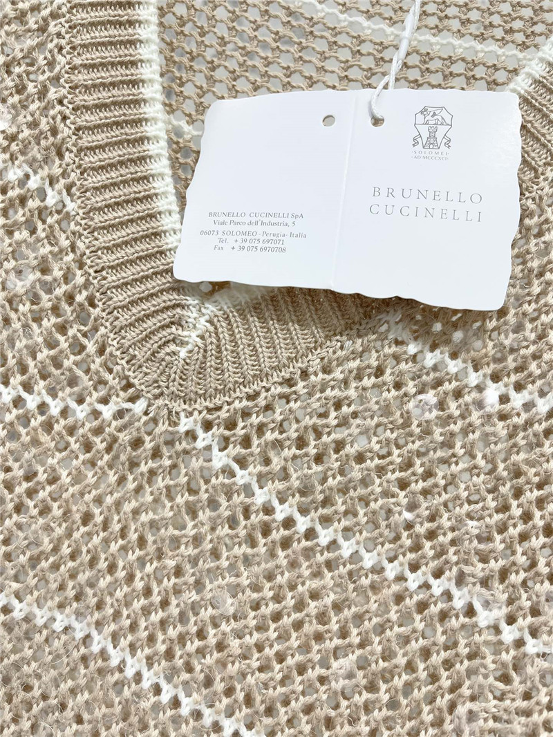 BC striped hollow knit sweater long sleeve replicas clothes