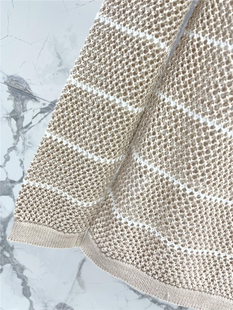 BC striped hollow knit sweater long sleeve replicas clothes