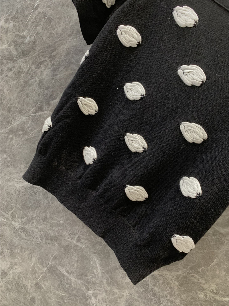 Ch**el off-the-shoulder strappy knit top replica clothes