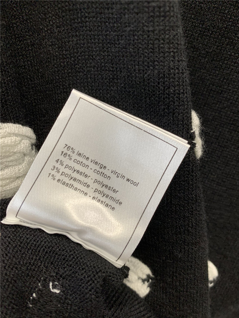 Ch**el off-the-shoulder strappy knit top replica clothes