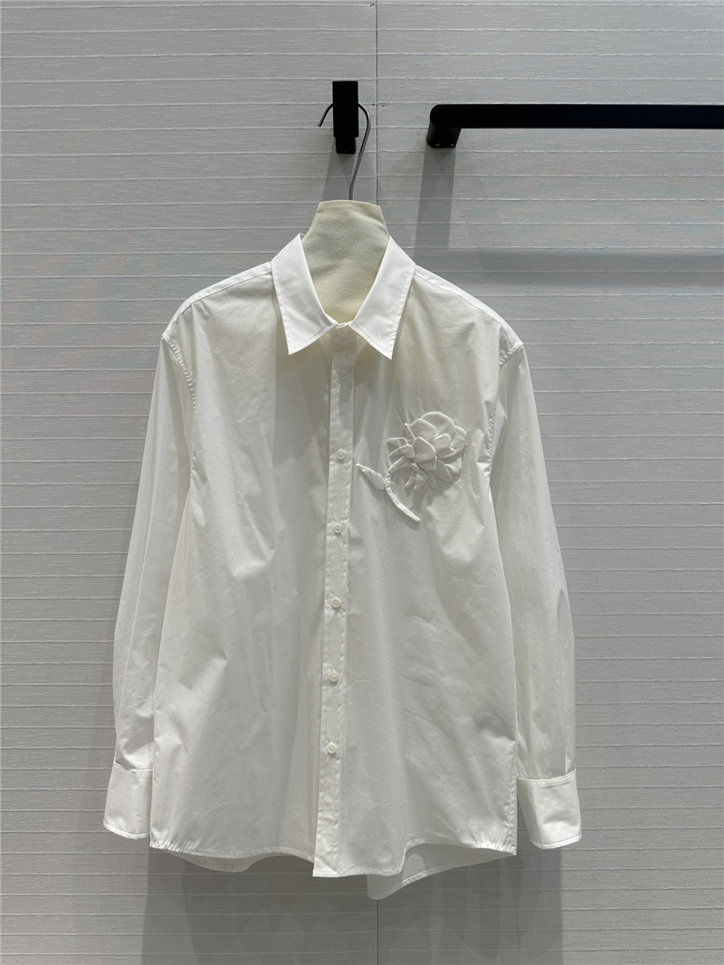 Va1e*ntin0 cotton oversized shirt replica clothing sites