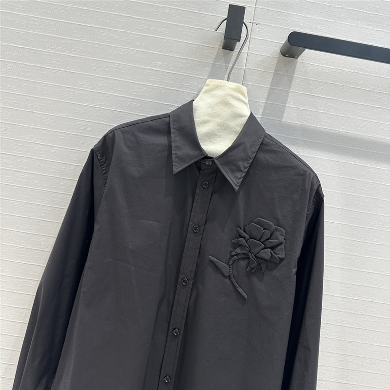 Va1e*ntin0 cotton oversized shirt replica clothing sites
