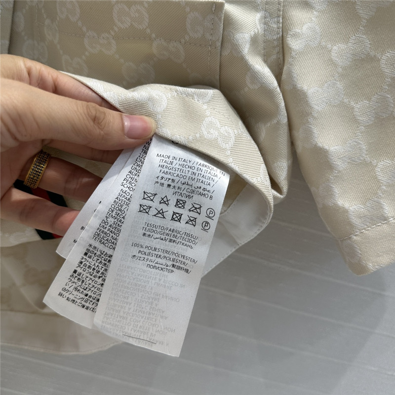 Gvc*1 old flower jacquard short sleeve jacket replica clothes