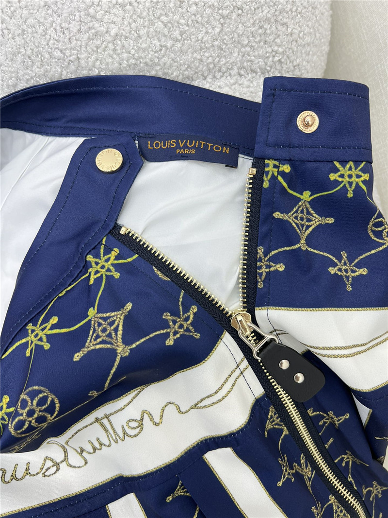 l0vis Vvtt0n lv pleated printed skirt replicas clothes